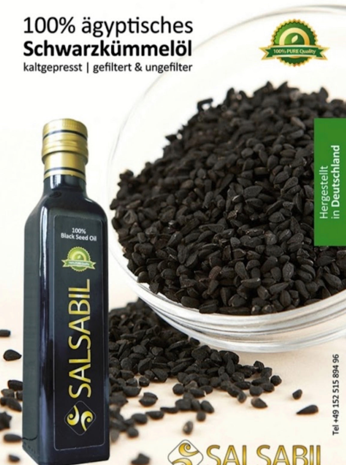 Schwarzkümmel Oil SALSABIL 250ml